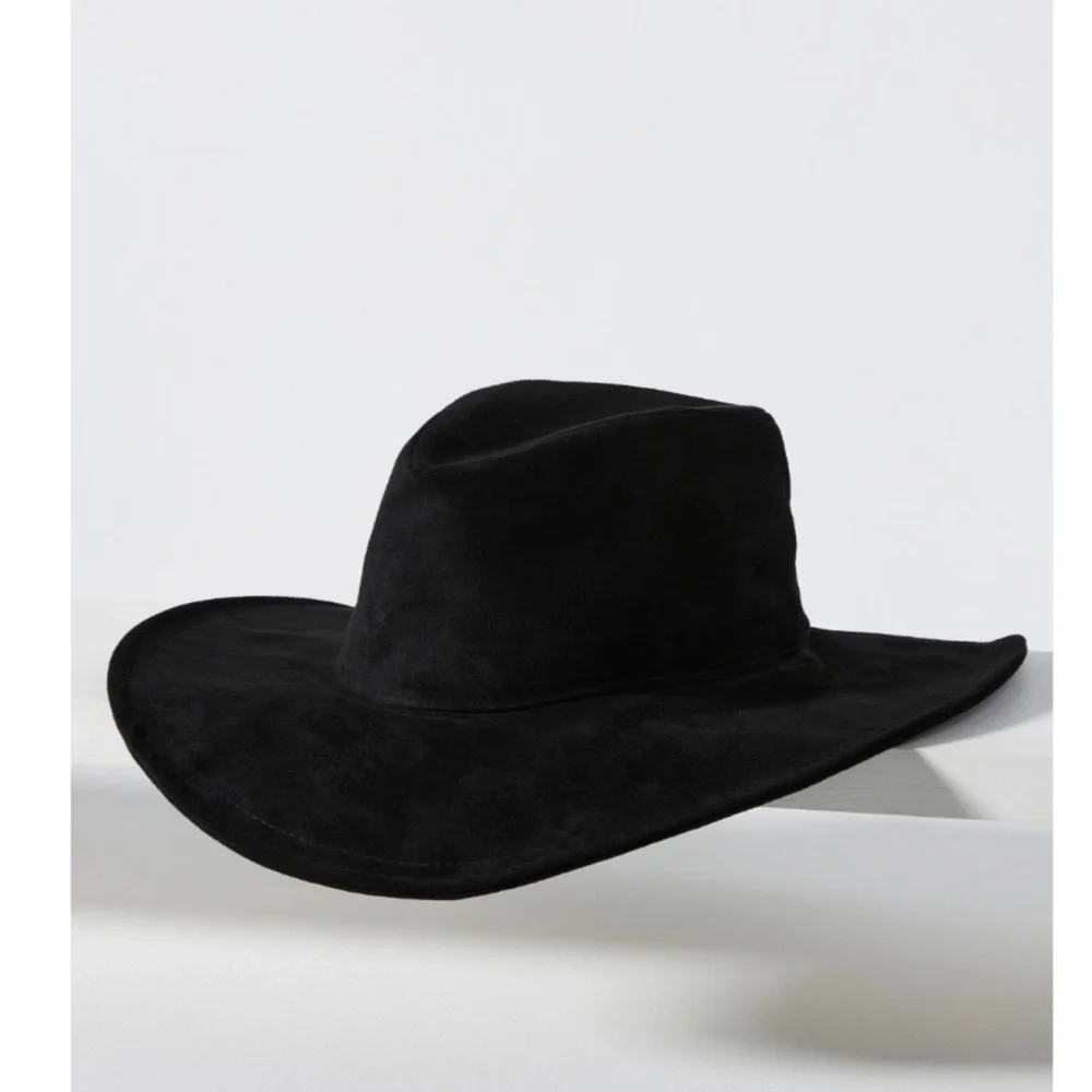 NWT Anthropologie San Diego Hat Co Suede Fedora western boho festival